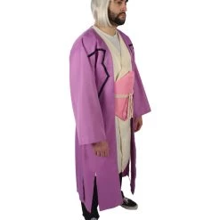 HPO Adult Men's Anime Stone Purple Yukata Overcoat Bundle 14 HPO Adult Men's Anime Stone Purple Yukata Overcoat Bundle