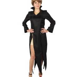 HPO Adult Women's Japanese Superhero Tornado Black Dress Costume Bundle