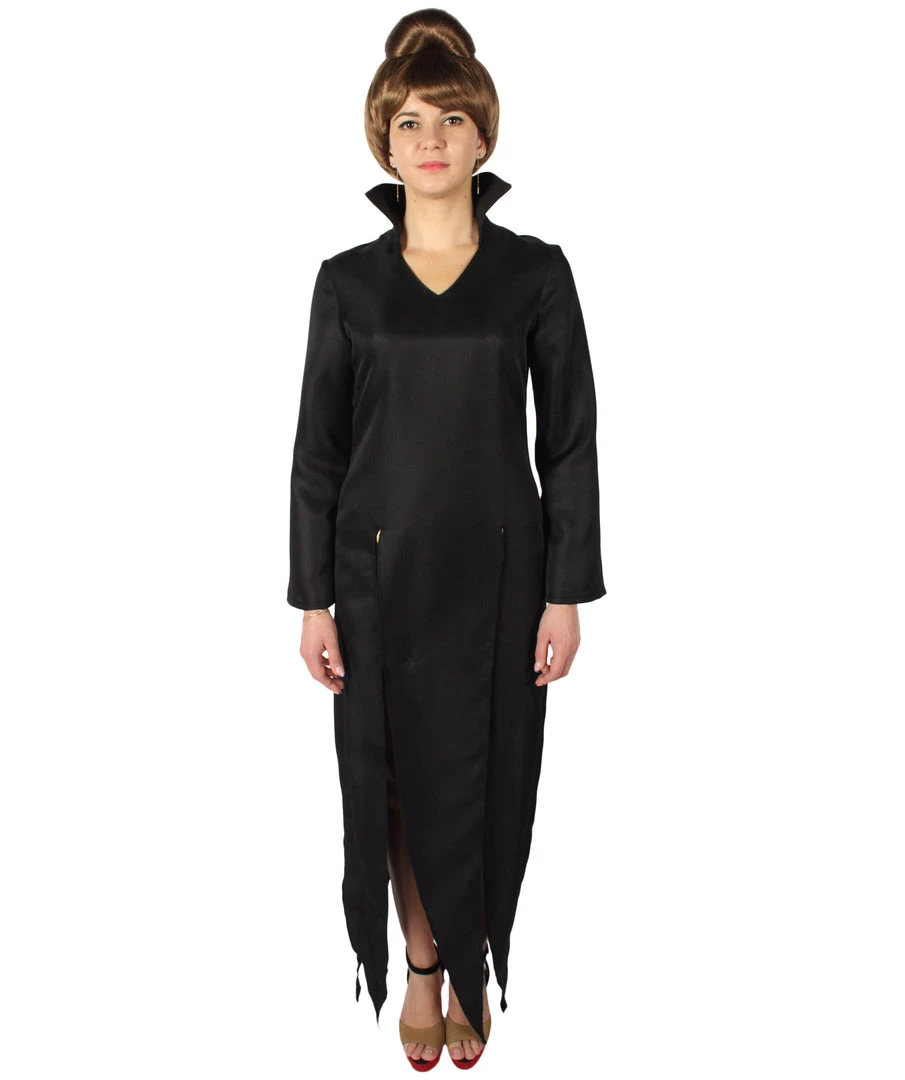 HPO Adult Women's Japanese Superhero Tornado Black Dress Costume Bundle 2 HPO Adult Women's Japanese Superhero Tornado Black Dress Costume Bundle