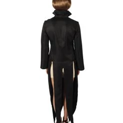 HPO Adult Women's Japanese Superhero Tornado Black Dress Costume Bundle 13 HPO Adult Women's Japanese Superhero Tornado Black Dress Costume Bundle