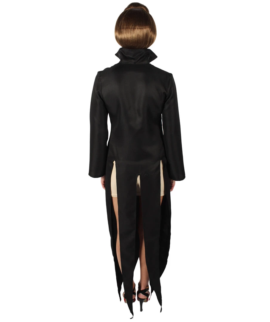 HPO Adult Women's Japanese Superhero Tornado Black Dress Costume Bundle 5 HPO Adult Women's Japanese Superhero Tornado Black Dress Costume Bundle