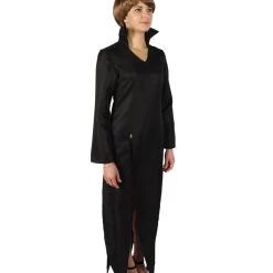 HPO Adult Women's Japanese Superhero Tornado Black Dress Costume Bundle 15 HPO Adult Women's Japanese Superhero Tornado Black Dress Costume Bundle