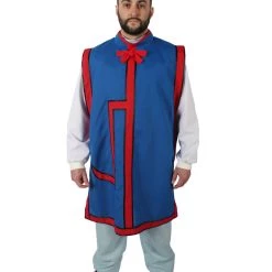 HPO Adult Men's Hunter X Anime Blue Tabard Costume