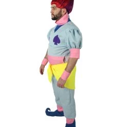 HPO Adult Men's Hunter X Blue Costume Pink Bands & Yellow Sash