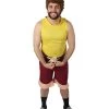 HPO Adult Men's Sea Monster Animated Movie Yellow Tank Top Costume Bundle