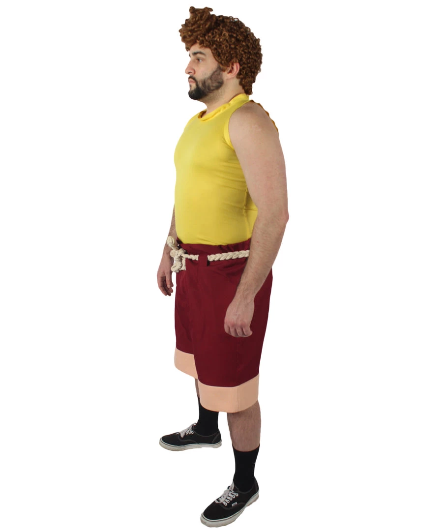 HPO Adult Men's Sea Monster Animated Movie Yellow Tank Top Costume Bundle 3 HPO Adult Men's Sea Monster Animated Movie Yellow Tank Top Costume Bundle