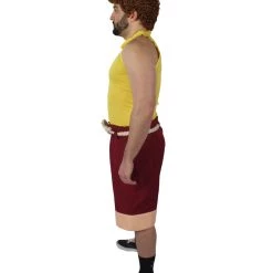 HPO Adult Men's Sea Monster Animated Movie Yellow Tank Top Costume Bundle 11 HPO Adult Men's Sea Monster Animated Movie Yellow Tank Top Costume Bundle