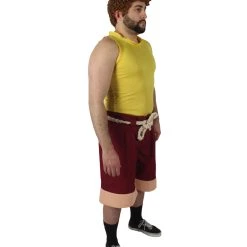 HPO Adult Men's Sea Monster Animated Movie Yellow Tank Top Costume Bundle 14 HPO Adult Men's Sea Monster Animated Movie Yellow Tank Top Costume Bundle