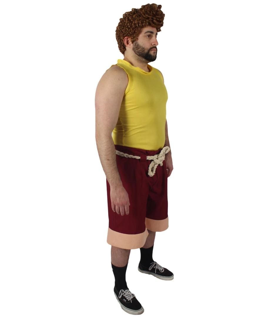 HPO Adult Men's Sea Monster Animated Movie Yellow Tank Top Costume Bundle 7 HPO Adult Men's Sea Monster Animated Movie Yellow Tank Top Costume Bundle