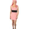 HPO Adult Women's Pink Blossom Superhero Cartoon Costume
