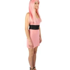 HPO Adult Women's Pink Blossom Superhero Cartoon Costume