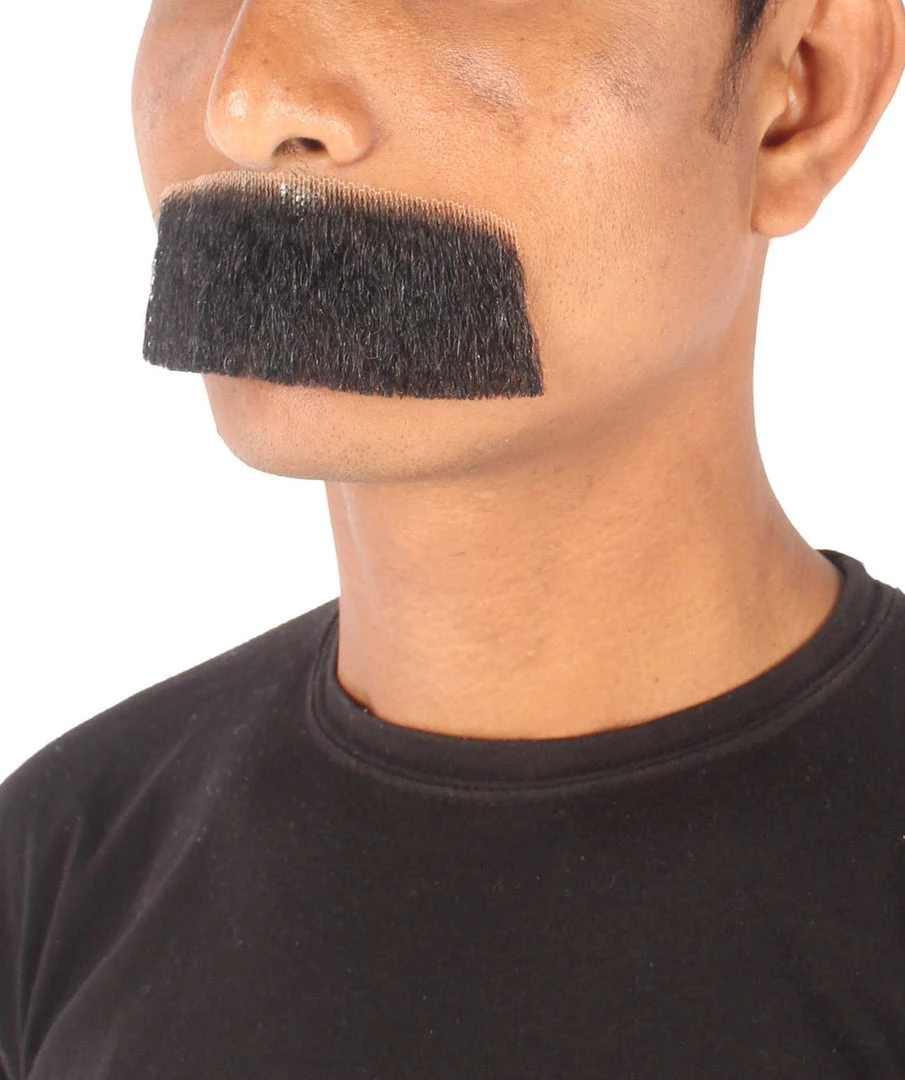 HPO Men's Human Hair Mustache Cosplay Facial Hair 14 HPO Men's Human Hair Mustache Cosplay Facial Hair