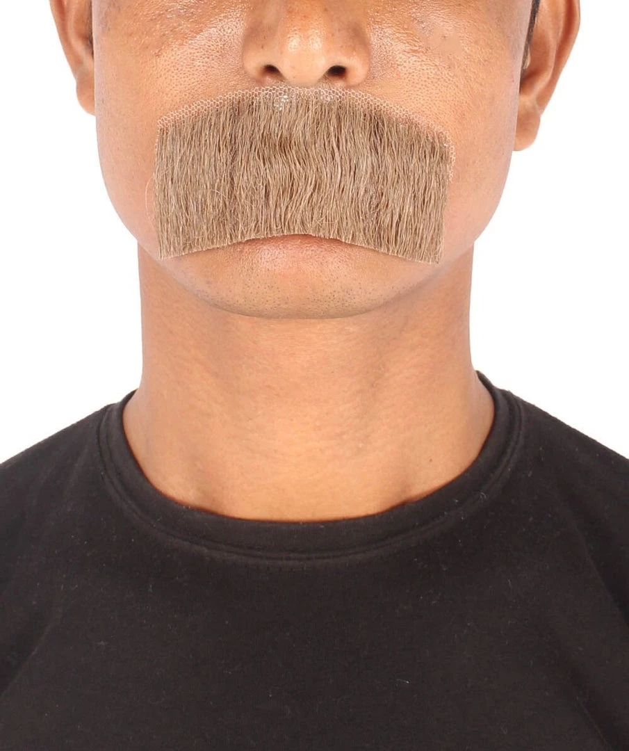 HPO Men's Human Hair Mustache Cosplay Facial Hair 16 HPO Men's Human Hair Mustache Cosplay Facial Hair