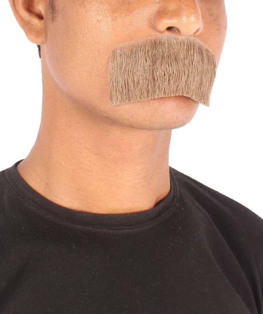 HPO Men's Human Hair Mustache Cosplay Facial Hair 18 HPO Men's Human Hair Mustache Cosplay Facial Hair