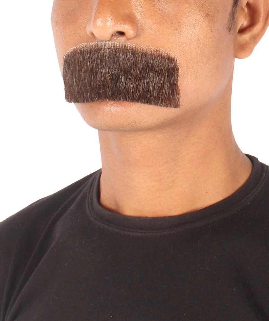 HPO Men's Human Hair Mustache Cosplay Facial Hair 20 HPO Men's Human Hair Mustache Cosplay Facial Hair