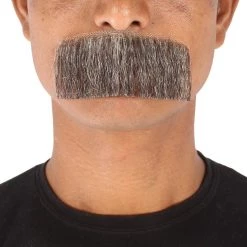 HPO Men's Human Hair Mustache Cosplay Facial Hair 69 HPO Men's Human Hair Mustache Cosplay Facial Hair