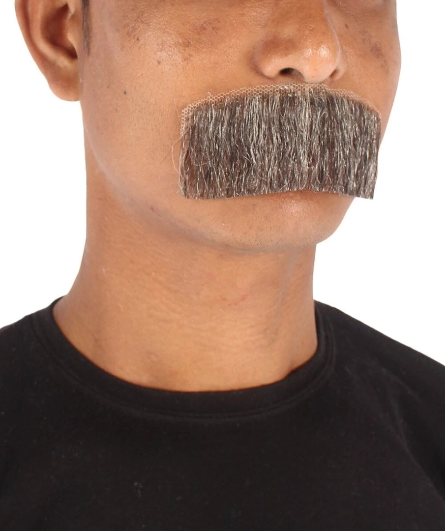 HPO Men's Human Hair Mustache Cosplay Facial Hair 24 HPO Men's Human Hair Mustache Cosplay Facial Hair