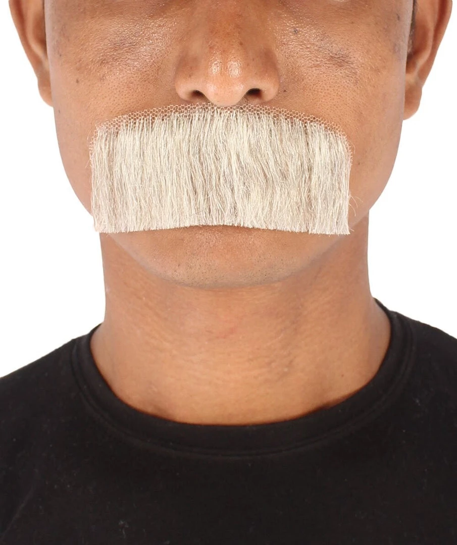 HPO Men's Human Hair Mustache Cosplay Facial Hair 25 HPO Men's Human Hair Mustache Cosplay Facial Hair