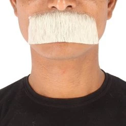 HPO Men's Human Hair Mustache Cosplay Facial Hair 75 HPO Men's Human Hair Mustache Cosplay Facial Hair