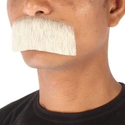 HPO Men's Human Hair Mustache Cosplay Facial Hair 76 HPO Men's Human Hair Mustache Cosplay Facial Hair