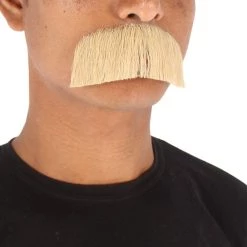 HPO Men's Human Hair Mustache Cosplay Facial Hair 50 HPO Men's Human Hair Mustache Cosplay Facial Hair