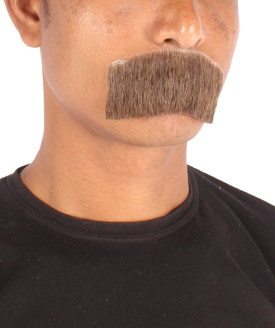 HPO Men's Human Hair Mustache Cosplay Facial Hair 33 HPO Men's Human Hair Mustache Cosplay Facial Hair