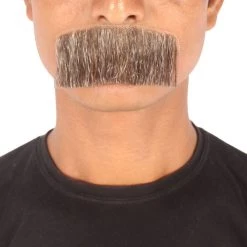 HPO Men's Human Hair Mustache Cosplay Facial Hair 51 HPO Men's Human Hair Mustache Cosplay Facial Hair