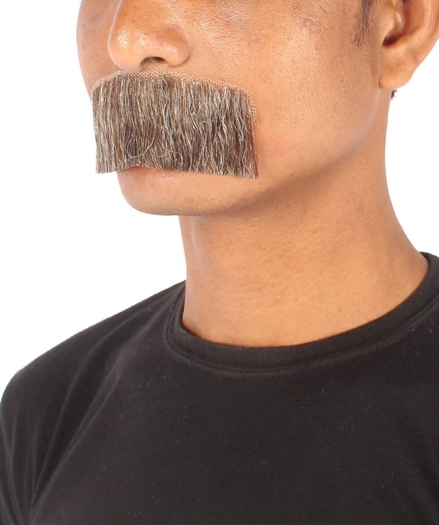 HPO Men's Human Hair Mustache Cosplay Facial Hair 5 HPO Men's Human Hair Mustache Cosplay Facial Hair