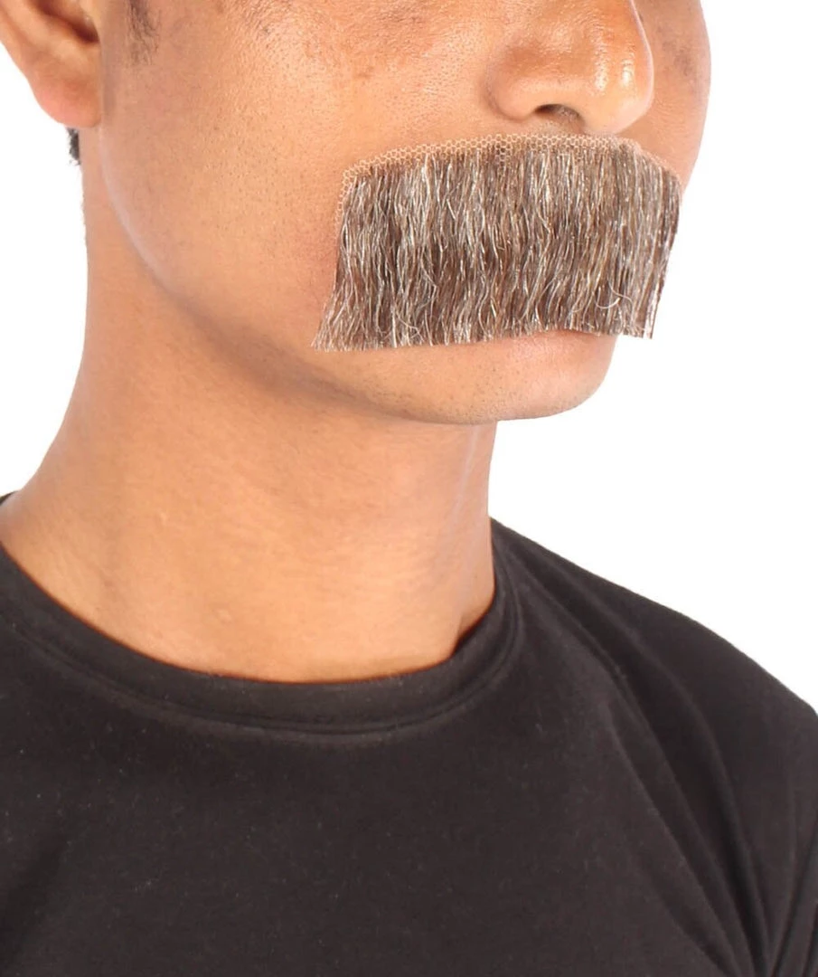 HPO Men's Human Hair Mustache Cosplay Facial Hair 6 HPO Men's Human Hair Mustache Cosplay Facial Hair