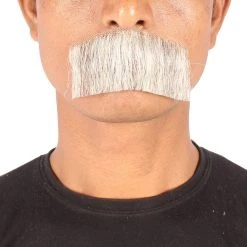 HPO Men's Human Hair Mustache Cosplay Facial Hair 57 HPO Men's Human Hair Mustache Cosplay Facial Hair
