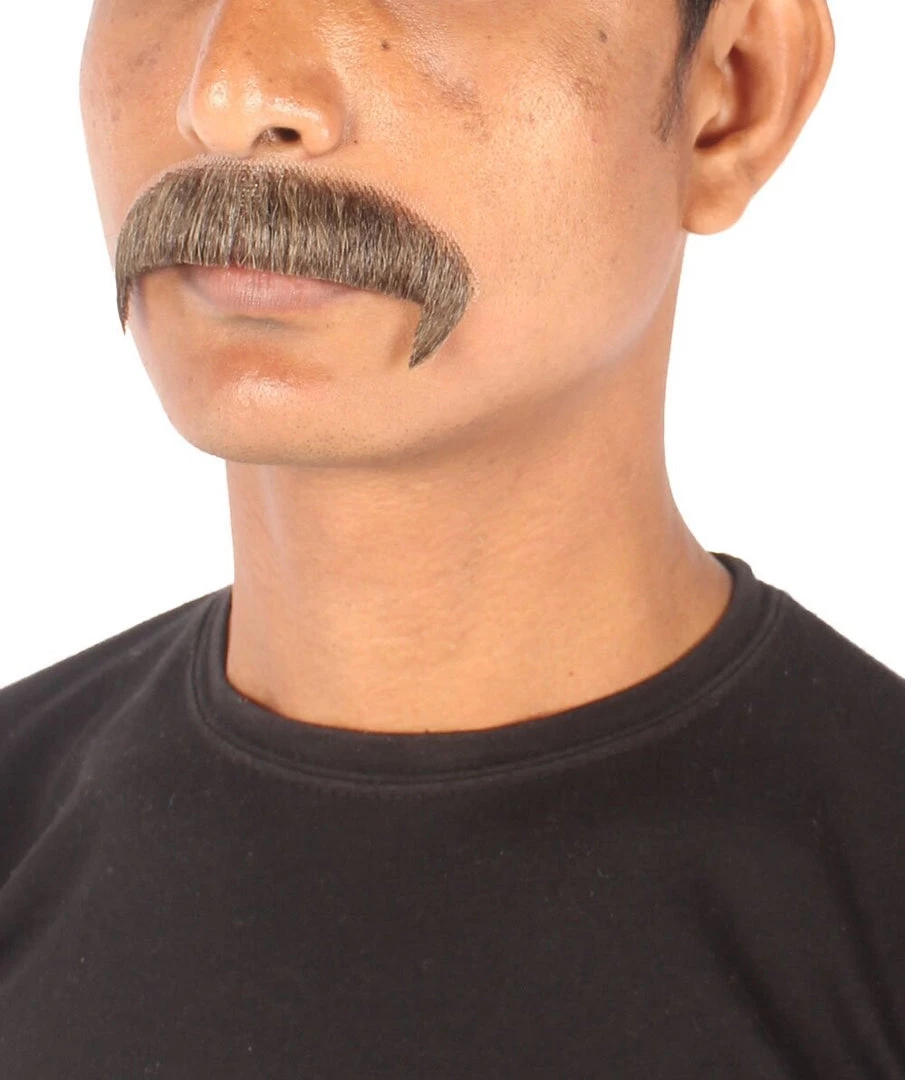 HPO Adult Men's Synthetic Hair Fake Mustache Cosplay Facial Hair | HPO 8 HPO Adult Men's Synthetic Hair Fake Mustache Cosplay Facial Hair | HPO