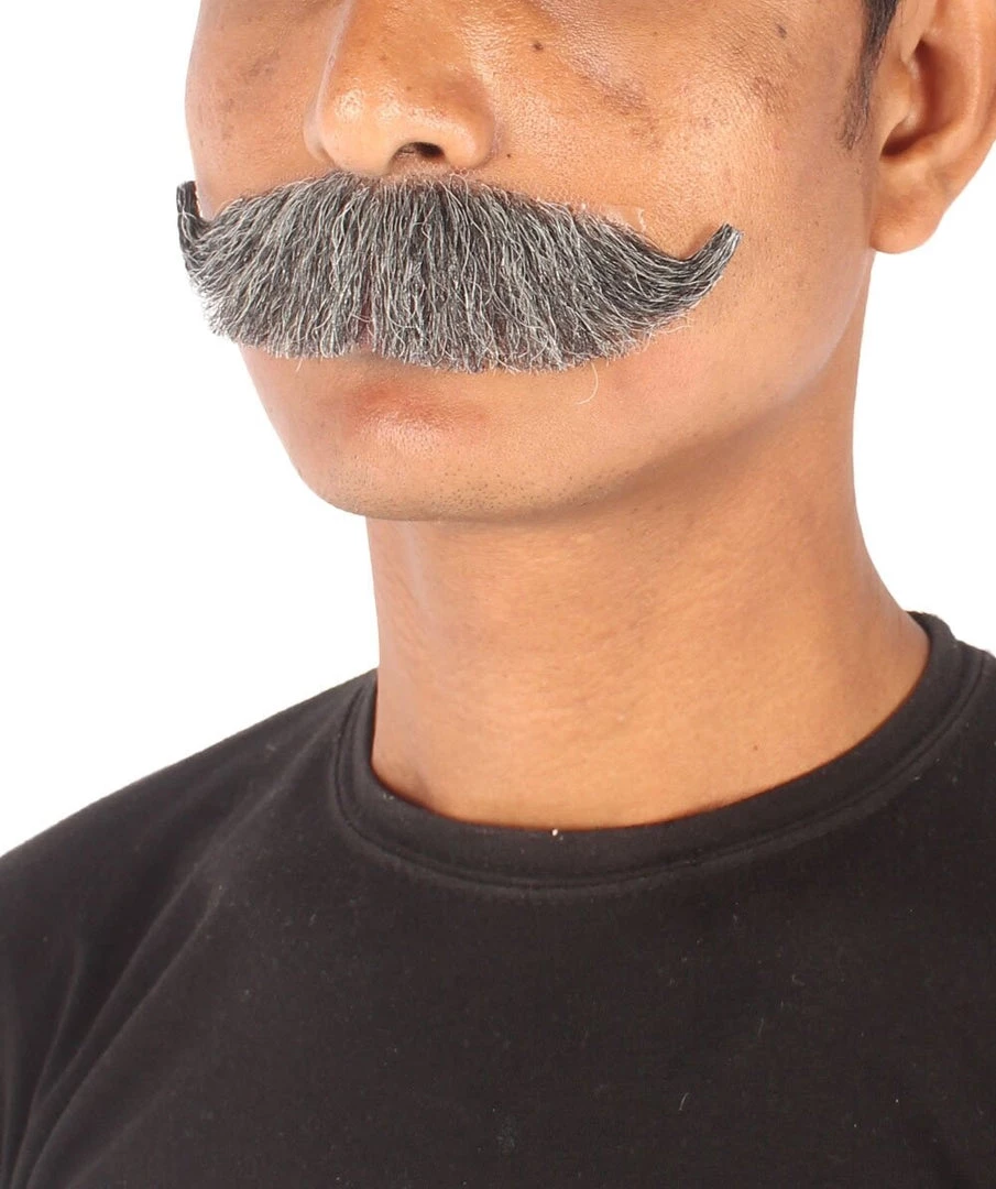 HPO Adult Men's Fake Hungarian Mustache (Black) 12 HPO Adult Men's Fake Hungarian Mustache (Black)