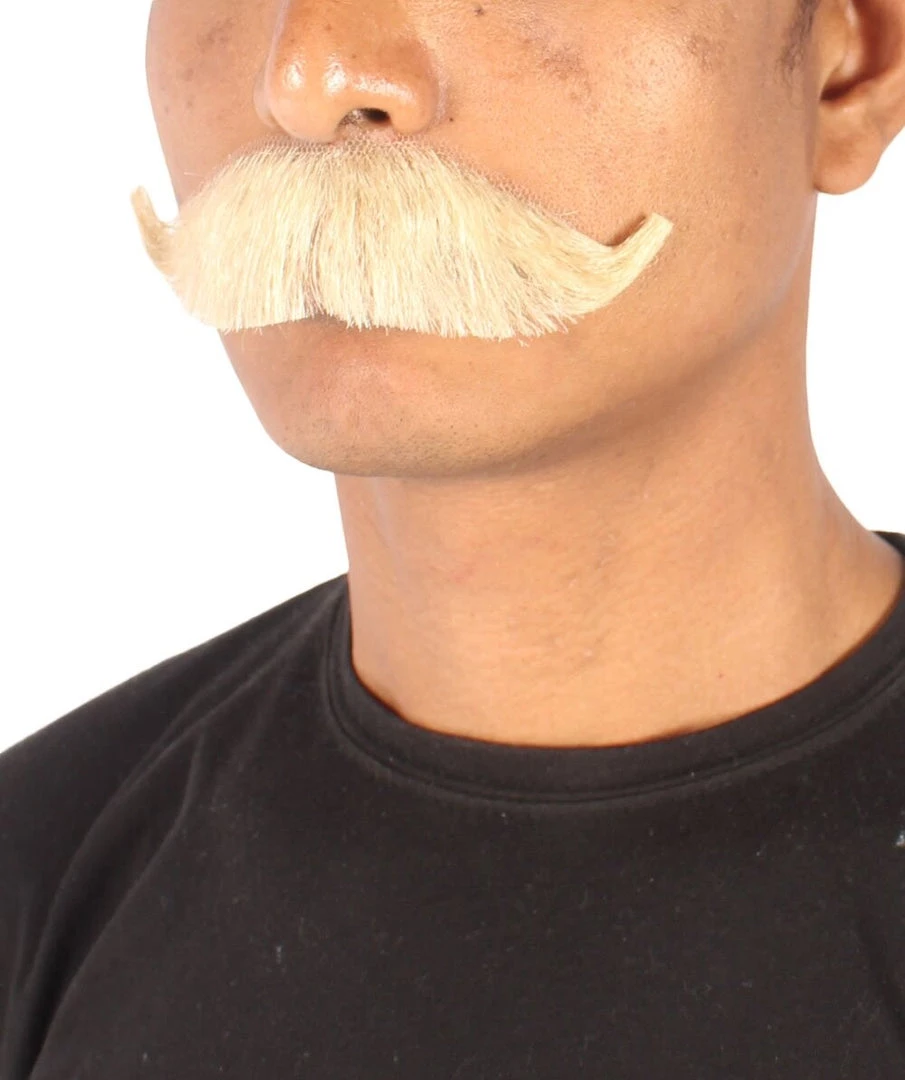 HPO Adult Men's Fake Hungarian Mustache (Black) 2 HPO Adult Men's Fake Hungarian Mustache (Black)