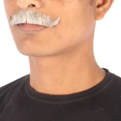 HPO Adult Men's Premium Imperial Fake Human Facial Hair Mustache 60 HPO Adult Men's Premium Imperial Fake Human Facial Hair Mustache