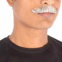HPO Adult Men's Premium Imperial Fake Human Facial Hair Mustache 61 HPO Adult Men's Premium Imperial Fake Human Facial Hair Mustache