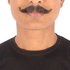 HPO Adult Men's Premium Imperial Fake Human Facial Hair Mustache 50 HPO Adult Men's Premium Imperial Fake Human Facial Hair Mustache