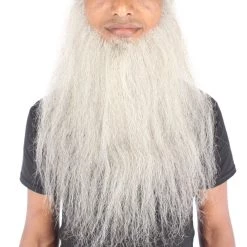 HPO Adult Men's Southern Fake Long Beard Set (Brown)