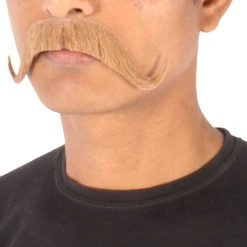 HPO Adult Men's Watson Fake Human Facial Hair Mustache