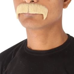 HPO Adult Men's Premium Fake Horseshoe Facial Hair Mustache