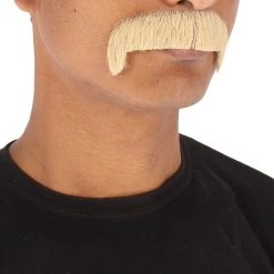 HPO Adult Men's Premium Fake Horseshoe Facial Hair Mustache