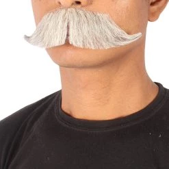 HPO Adult Men's Premium Watson Fake Human Facial Hair Mustache