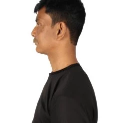 HPO Adult Men's Fake Human Hair Grandpa's Mustache | Brown Color 7 HPO Adult Men's Fake Human Hair Grandpa's Mustache | Brown Color