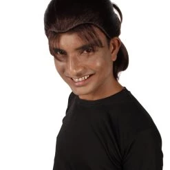 HPO Adult Men's Anime Manga Titan Attack Brown Wig With Bangs