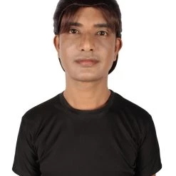 HPO Adult Men's Anime Manga Titan Attack Brown Wig With Bangs