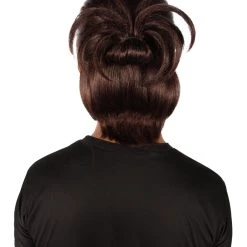 HPO Adult Men's Anime Manga Titan Attack Brown Wig With Bangs 15 HPO Adult Men's Anime Manga Titan Attack Brown Wig With Bangs