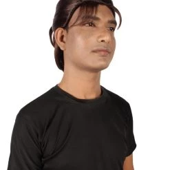 HPO Adult Men's Anime Manga Titan Attack Brown Wig With Bangs 17 HPO Adult Men's Anime Manga Titan Attack Brown Wig With Bangs