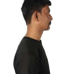 HPO Adult Men's Fake Human Hair HandleBar Western Mustache | Black 8 HPO Adult Men's Fake Human Hair HandleBar Western Mustache | Black