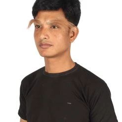 HPO Adult Men's Fake Human Hair Long Sensei Eyebrows | Light Brown