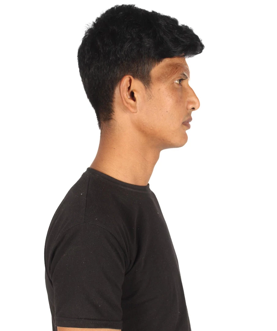 HPO Adult Men's Fake Human Hair Long Sensei Eyebrows | Light Brown 4 HPO Adult Men's Fake Human Hair Long Sensei Eyebrows | Light Brown