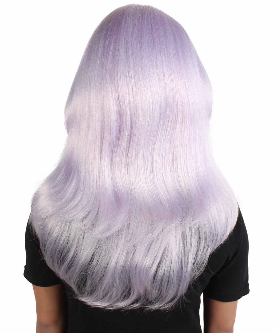 HPO Adult Women's Animated Cartoon Universe Gemstones Ankle-long Pale Purple Wig 5 HPO Adult Women's Animated Cartoon Universe Gemstones Ankle-long Pale Purple Wig